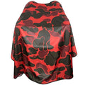 Camouflage Barber Cape | Waterproof Anti-Static Haircut Apron Barber Cape QXL Red