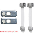 10-Pack Baby Cabinet & Fridge Safety Locks | Child Lock Set Child Cabinet Lock QXL B22 5pcsT 5pcsGray