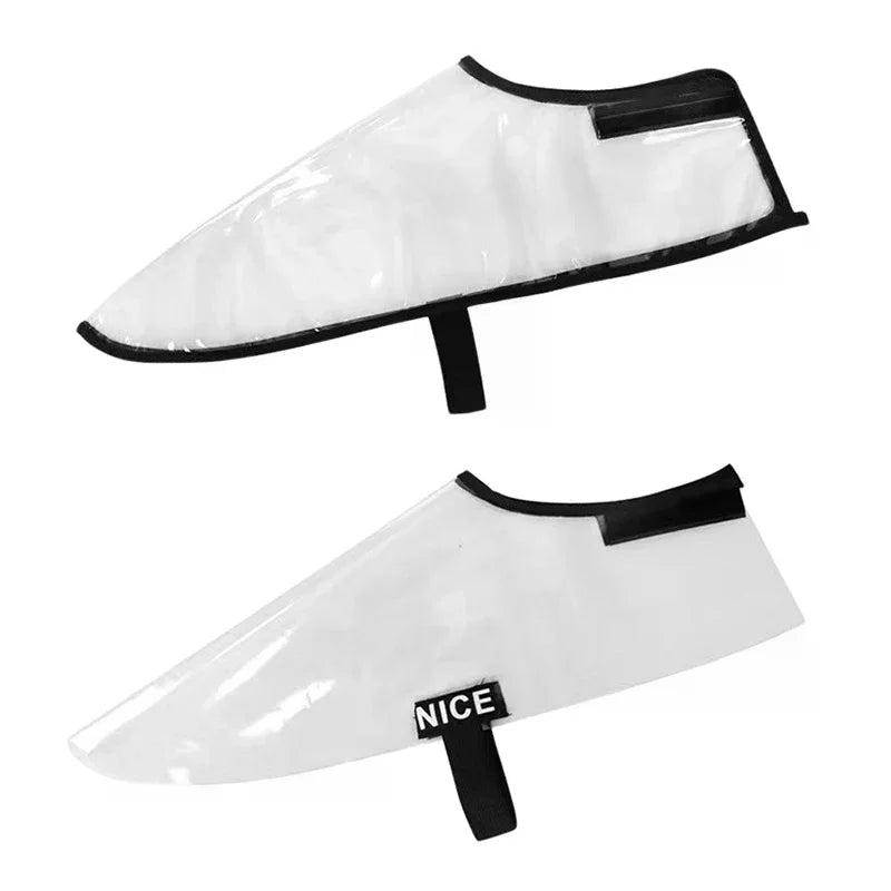 Transparent Barber Shoe Covers | PVC Hair Guard 1 Pair Barber Shoe Covers QXL