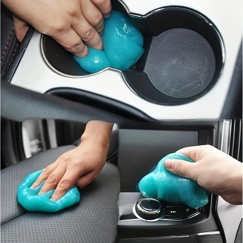 Car Interior Cleaning Gel | Universal Dust Cleaner Slime Car Cleaning Gel QXL