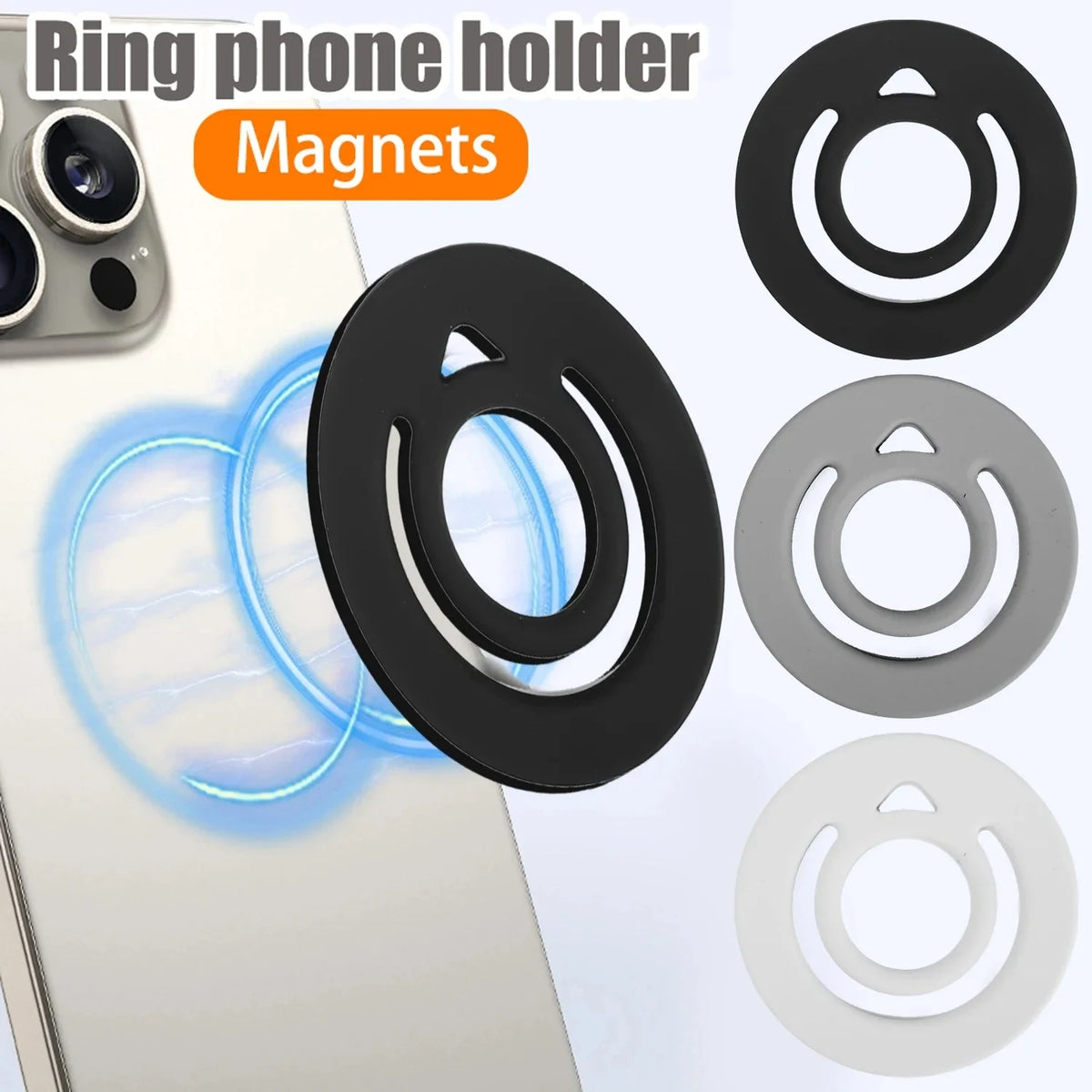 Magnetic Silicone Finger Ring Grip | MagSafe Phone Holder Phone Ring Holder QXL