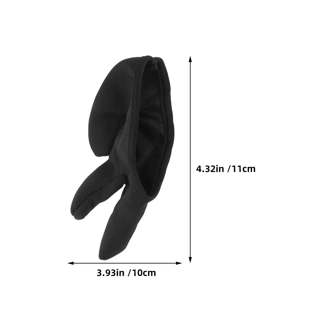 2-Pack Heat Resistant 3-Finger Hair Styling Gloves | Curling Hair Styling Gloves QXL