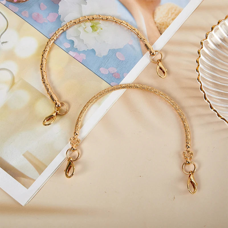 11cm Round Metal Bag Frame Handle | DIY Purse Clasp Hardware Bag Frame Handle QXL