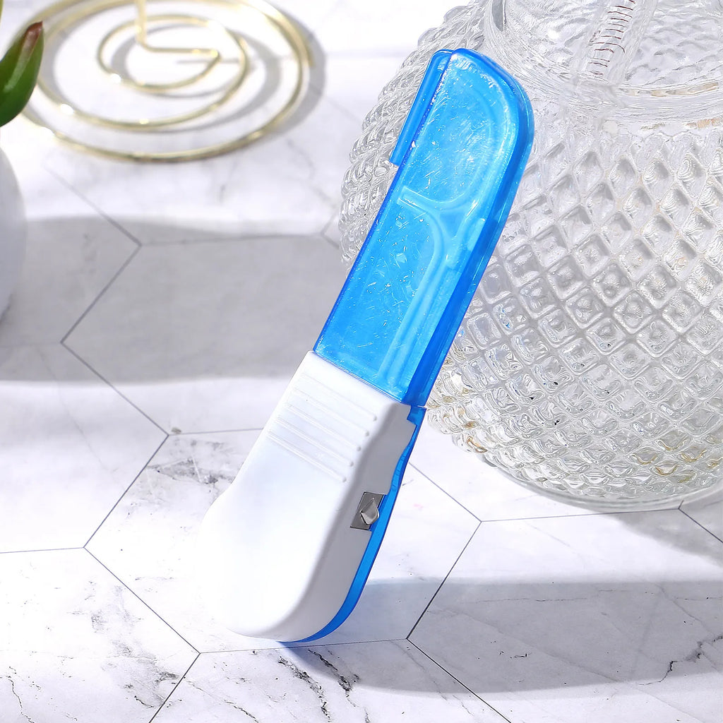 Refillable Dental Floss Holder | 30m Thread, Comfort Grip Dental Floss Holder QXL