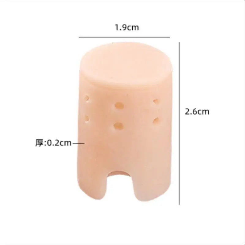 2-Pack Breathable SEBS Toe Protector Sleeves | Anti-Friction Toe Protector Sleeves QXL