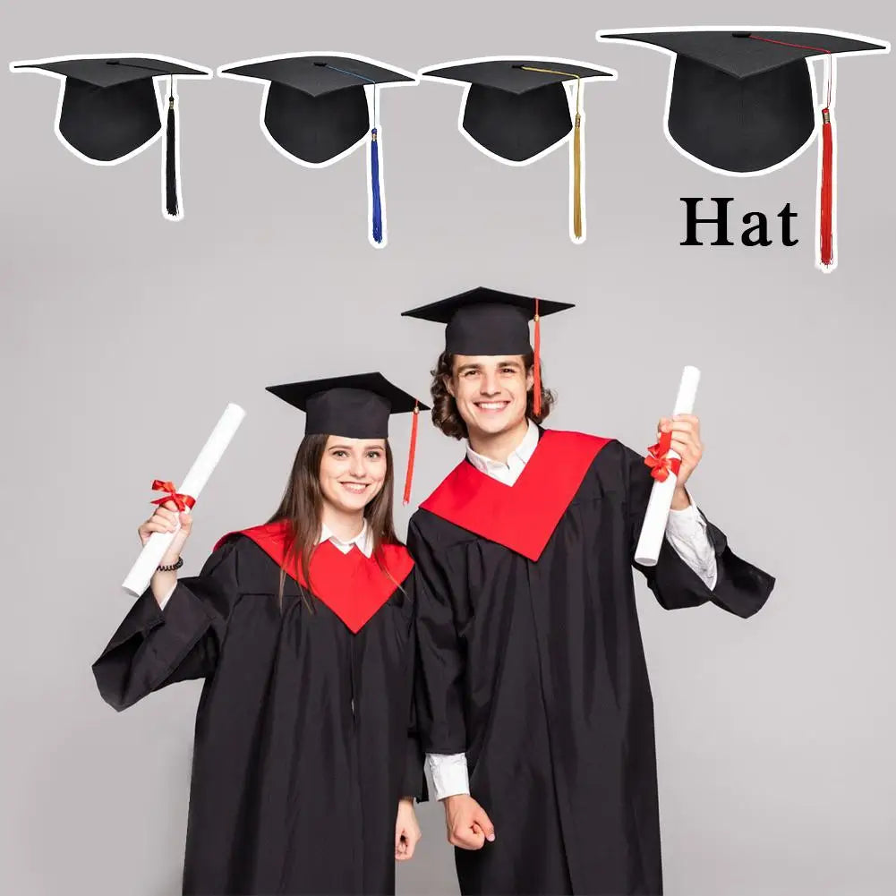 Graduation Cap with Tassel | Adjustable Bachelor's Hat Graduation Cap QXL