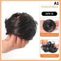 Synthetic Clip-In Hair Bun Ponytail Extension – Multicolour Hair Bun Extension QXL A1