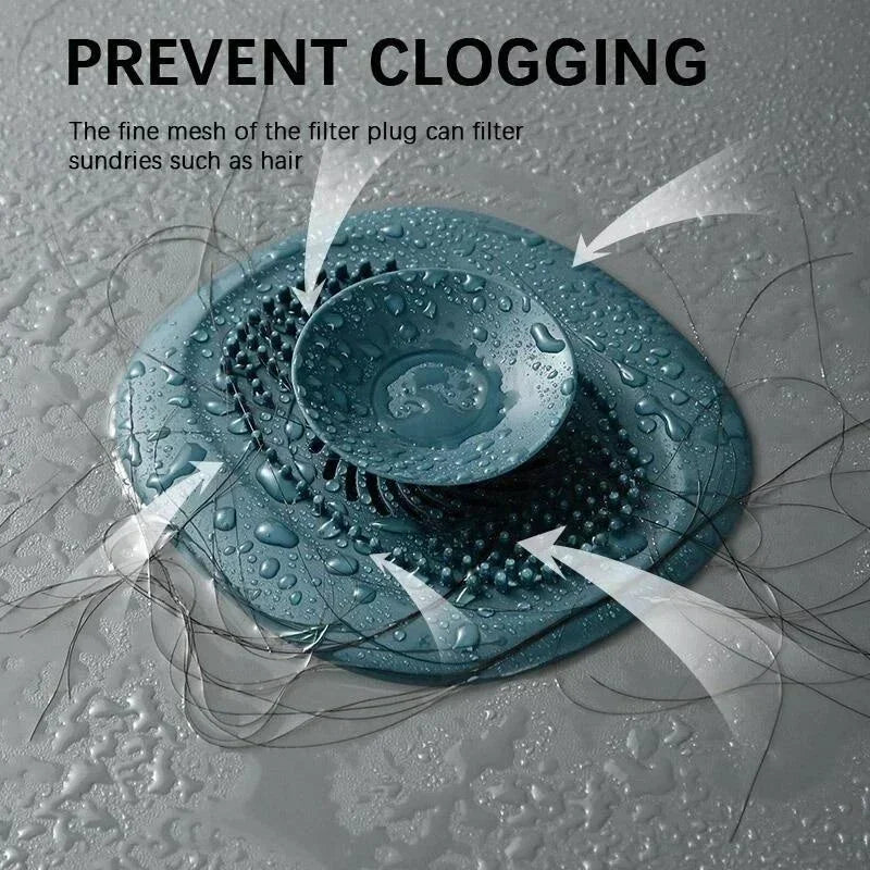 Silicone Hair Catcher Drain Strainer for Sink & Shower Drain Hair Catcher QXL