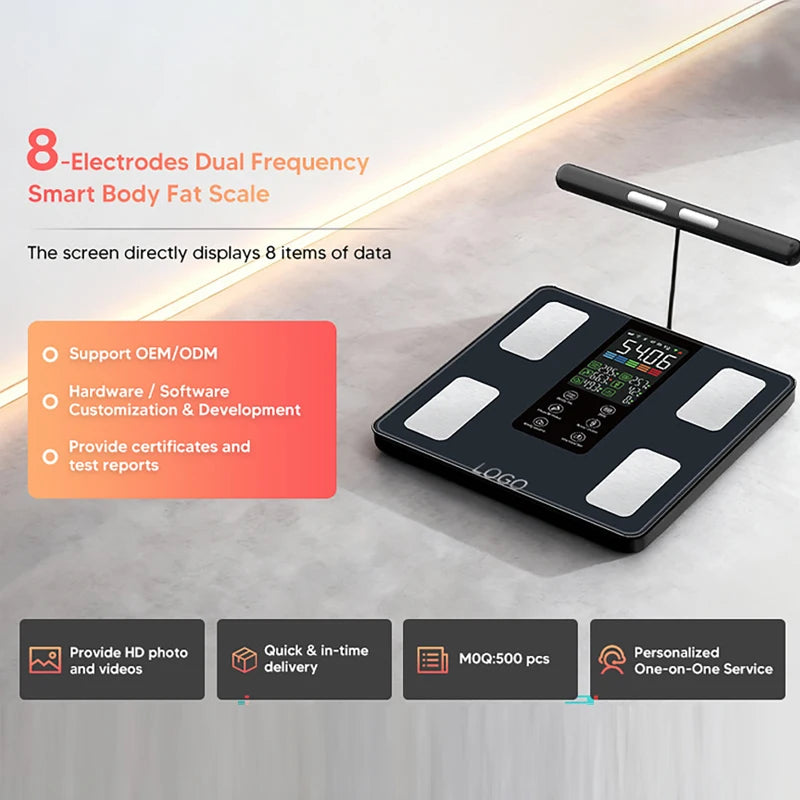Dreamburgh Smart Body Composition Scale | 8-Electrode BIA Body Composition Scale QXL