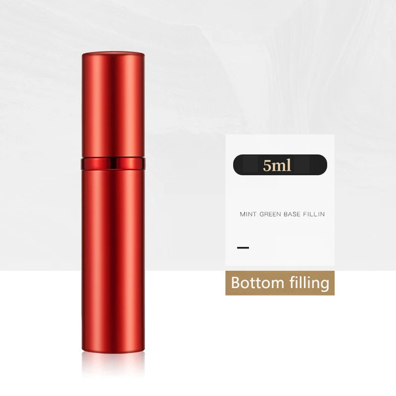 5ml Refillable Aluminum Travel Perfume Atomizer Spray Bottle Perfume Atomizer QXL D