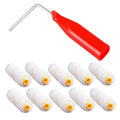 11-Piece Mini Paint Roller Kit | 10 Covers & Handle Paint Roller Kit QXL 1set