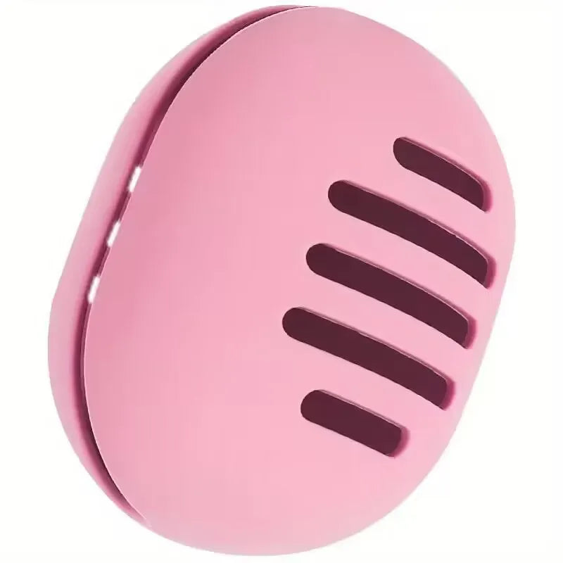 Silicone Makeup Sponge Holder Travel Storage Case | 7×6cm Sponge Storage Case QXL Pink