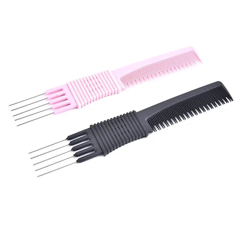 Men's Double-Sided Barber Comb | Steel Needle Fork Hair Tool Barber Hair Comb QXL