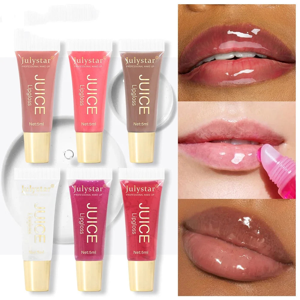 Julystar Hydrating Fruity Lip Gloss | Moisturizing Translucent Lip Gloss QXL