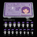 420pc Matte Ultra-Thin Almond False Nail Tips | Y2K Style False Nail Tips QXL C