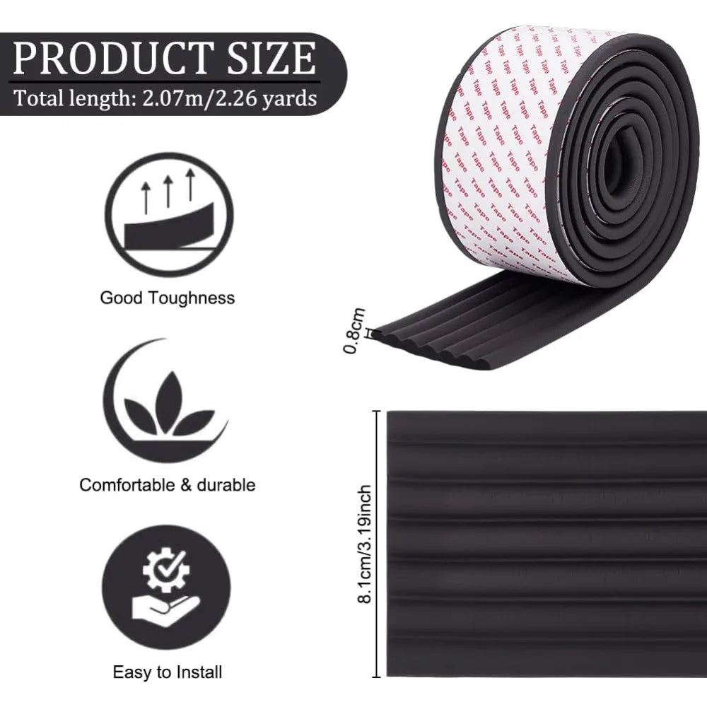 Bunk Bed Ladder Pads 6.8 Ft Non-Slip NBR Rubber Cover Roll Ladder Safety Pad QXL