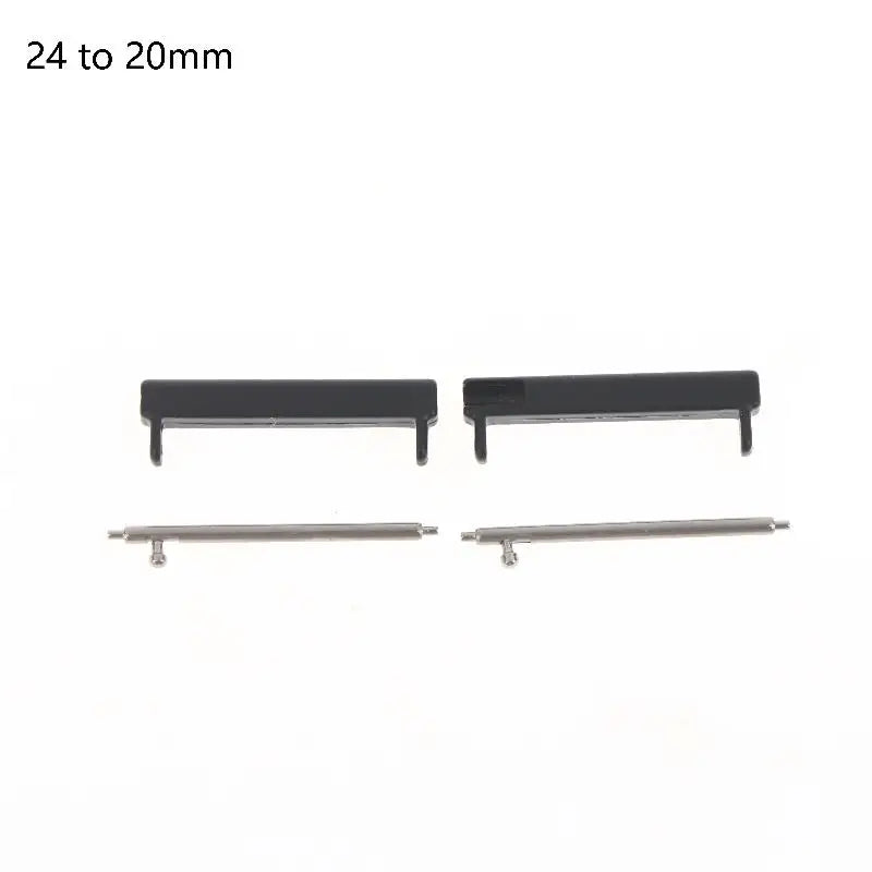 24mm to 22mm/20mm Smartwatch Wristband Adapter Connectors Watch Band Adapter QXL 24 to 20mm