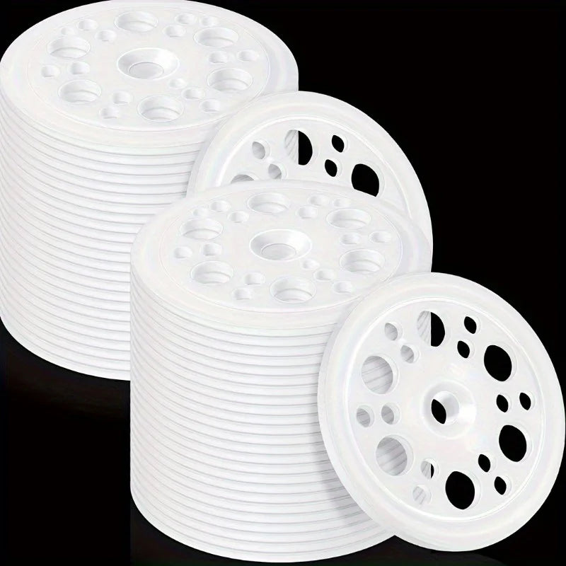 20-Pack Polypropylene Load Diffusion Washers for Foam Board Insulation Washers QXL
