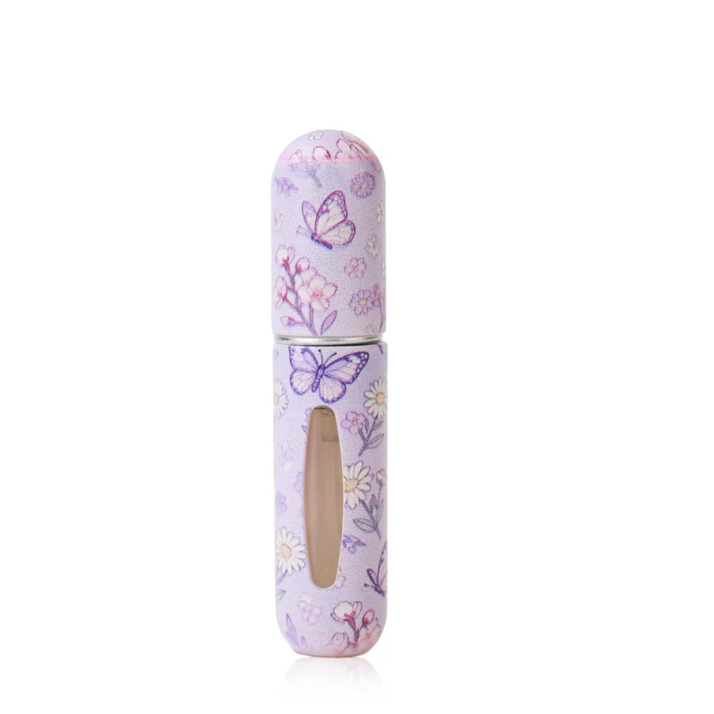 5ml Floral Refillable Mini Perfume Spray Bottle | Travel Size Perfume Spray Bottle QXL A