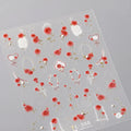 5D Embossed Star Nail Stickers | Sparkly Self-Adhesive Decals Nail Art Stickers QXL TL308