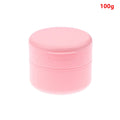 Refillable Flip-Cover Cream Jar with Spoon 100g / 150g Refillable Cosmetic Jar QXL 100g Pink