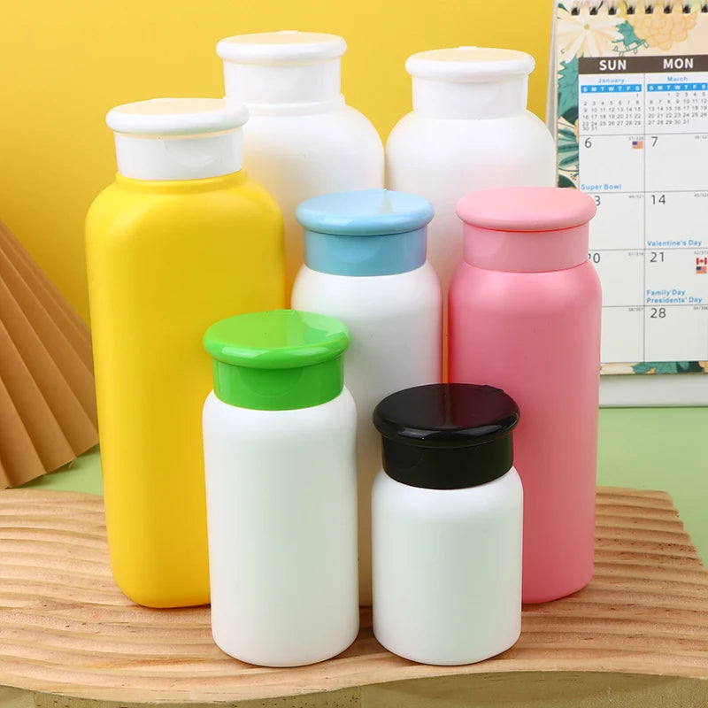 Refillable Powder Dispenser Bottle with Sifter | 30–300g Powder Dispenser Bottle QXL