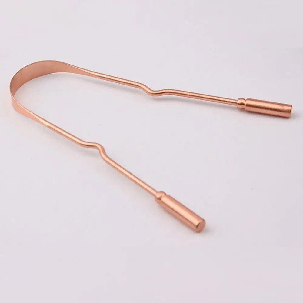 Pure Copper Tongue Scraper | Fresh Breath Oral Hygiene Tool Tongue Scraper QXL