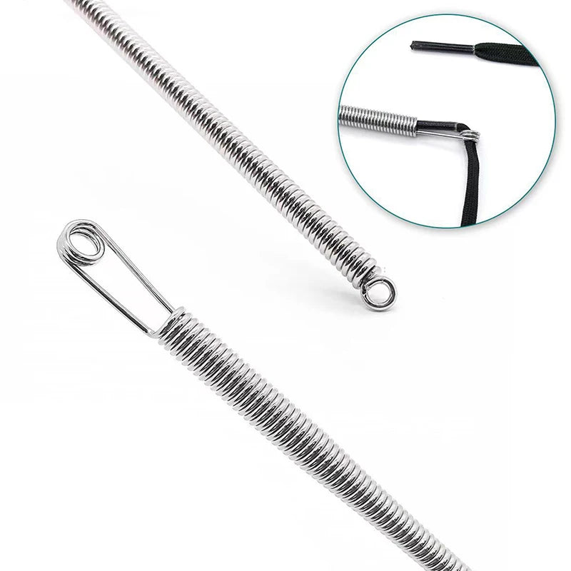 Flexible Drawstring Threader – Spring Steel Wire Stringing Tool Drawstring Threader QXL