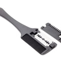 Razor Comb for Hair Thinning & Cutting | Black Handle Tool Hair Thinning Razor Comb QXL Black 1