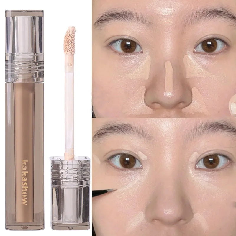 Waterproof Matte Concealer Pen | Full Coverage Liquid Foundation Liquid Concealer Pen QXL