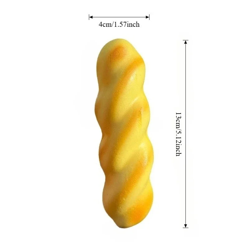 Squishy Twisted Dough Fidget Toy | Soft Bread Squeeze Toy Squishy Fidget Toy QXL