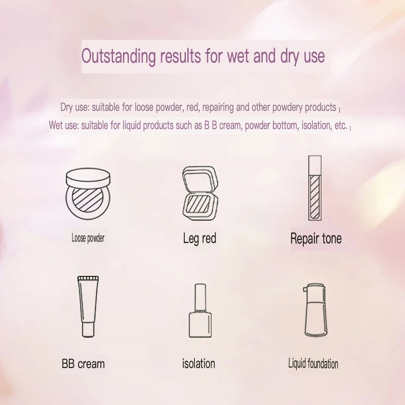 March Rabbit Mousse Makeup Sponge 3-Pack | Dry & Wet Beauty Egg Makeup Sponge QXL
