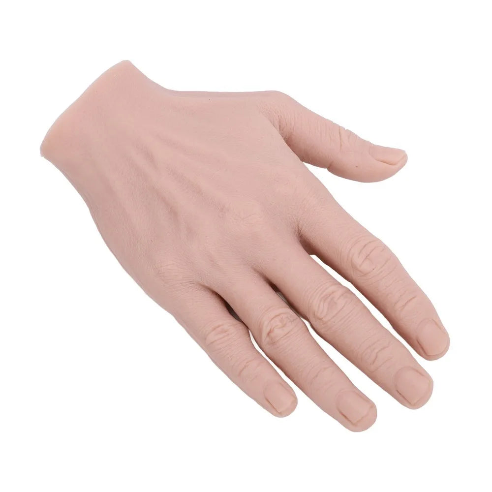 Life-Size Silicone Hand Model for Tattoo & Art Practice Tattoo Practice Hand QXL Right Hand