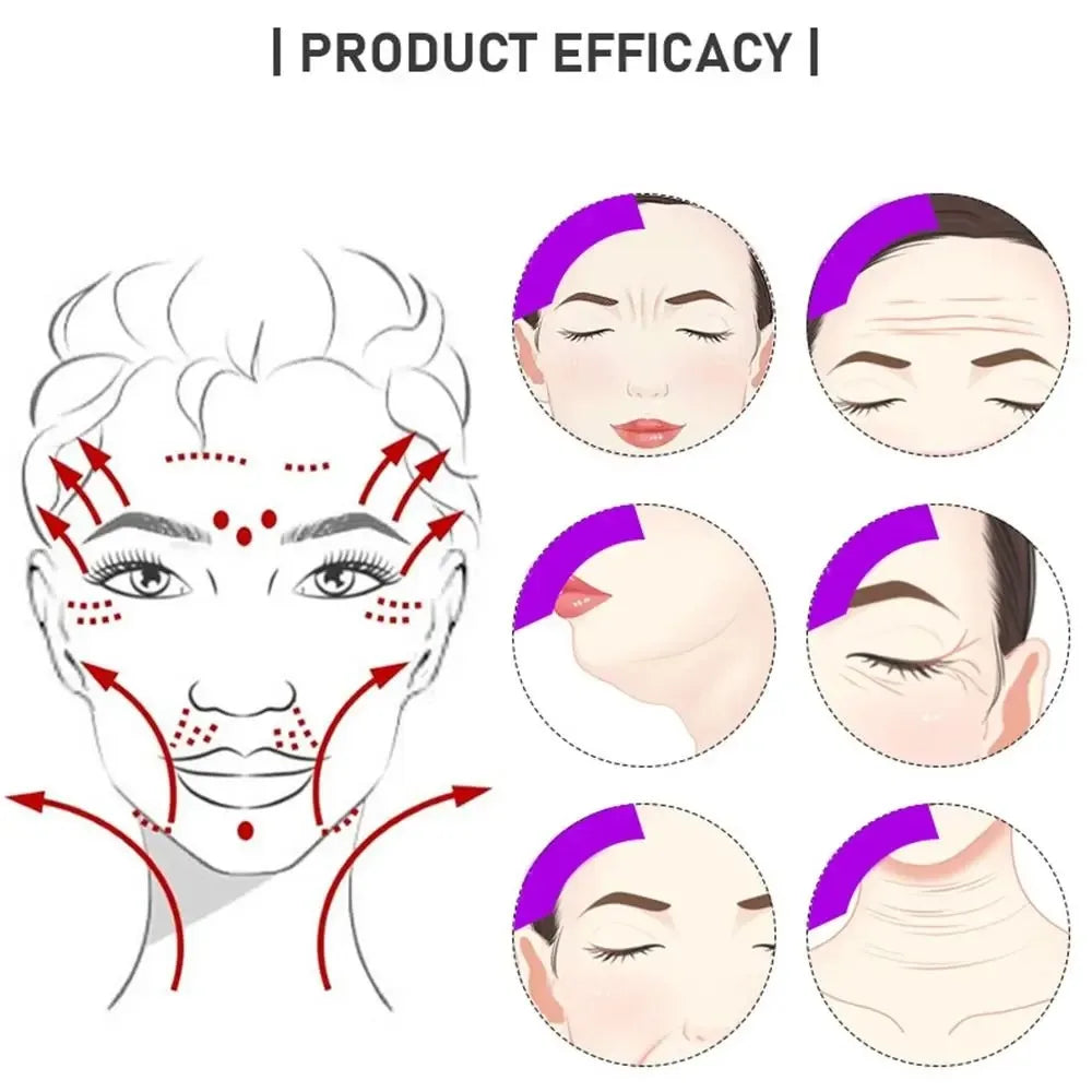 2-Pack Face Lift Tape & Toning Belts | Firming Anti-Wrinkle Face Lift Tape QXL