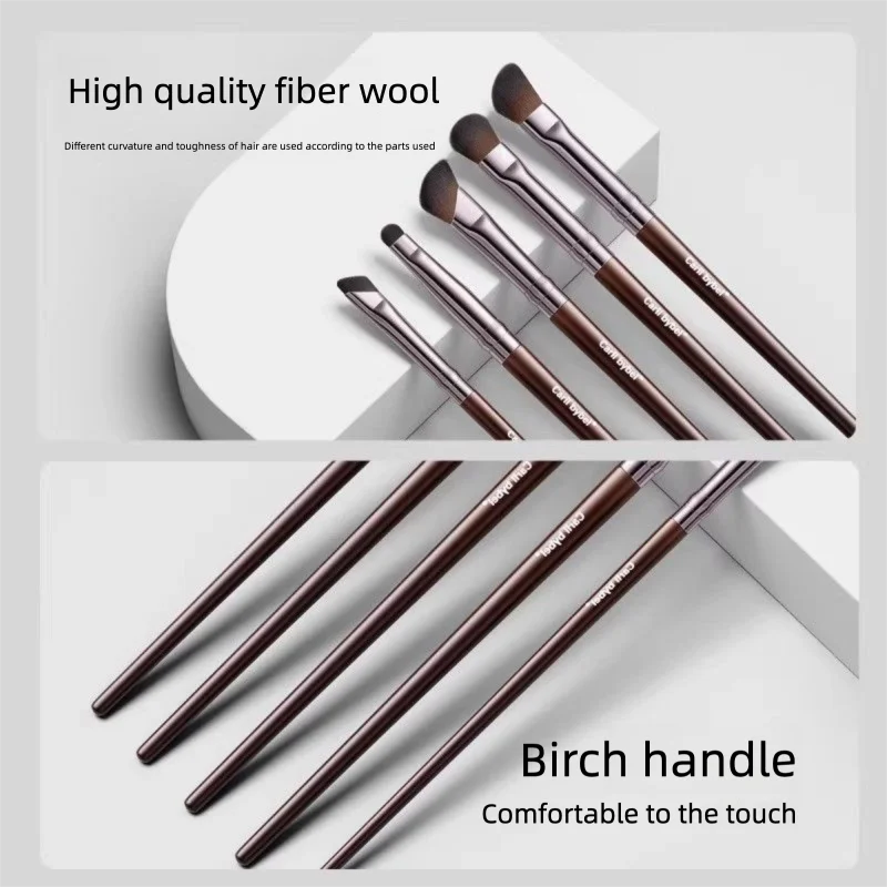 8-Piece Professional Makeup Brush Set | Ultra-Soft Wool Fiber Makeup Brush Set QXL