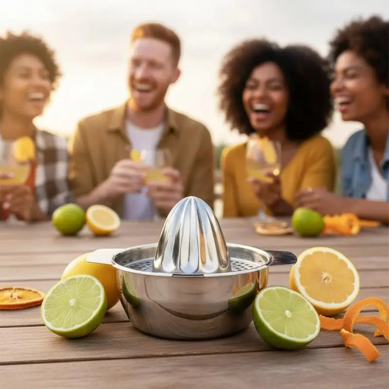 Stainless Steel Manual Citrus Juicer | Lemon & Orange Squeezer Manual Citrus Juicer QXL Default Title