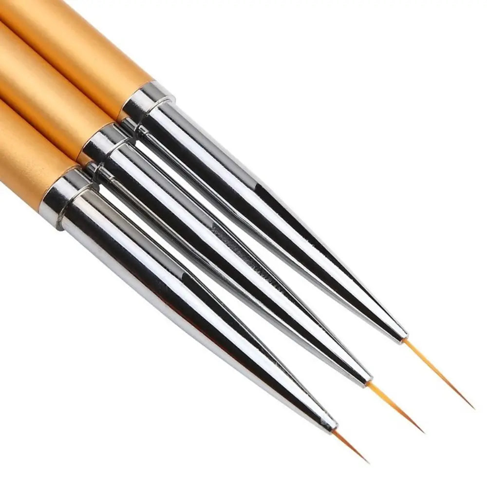 3-Pack Nail Art Liner Brushes | French Stripe & UV Gel Set Nail Art Liner Brush QXL