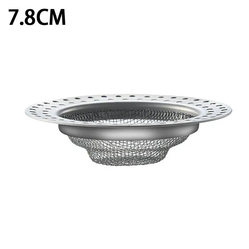 Stainless Steel Kitchen Sink Drain Filter & Mesh Trap Sink Drain Filter QXL one size C