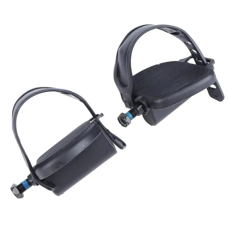 Anti-Slip Exercise Bike Pedals with Straps | 1 Pair Exercise Bike Pedals QXL