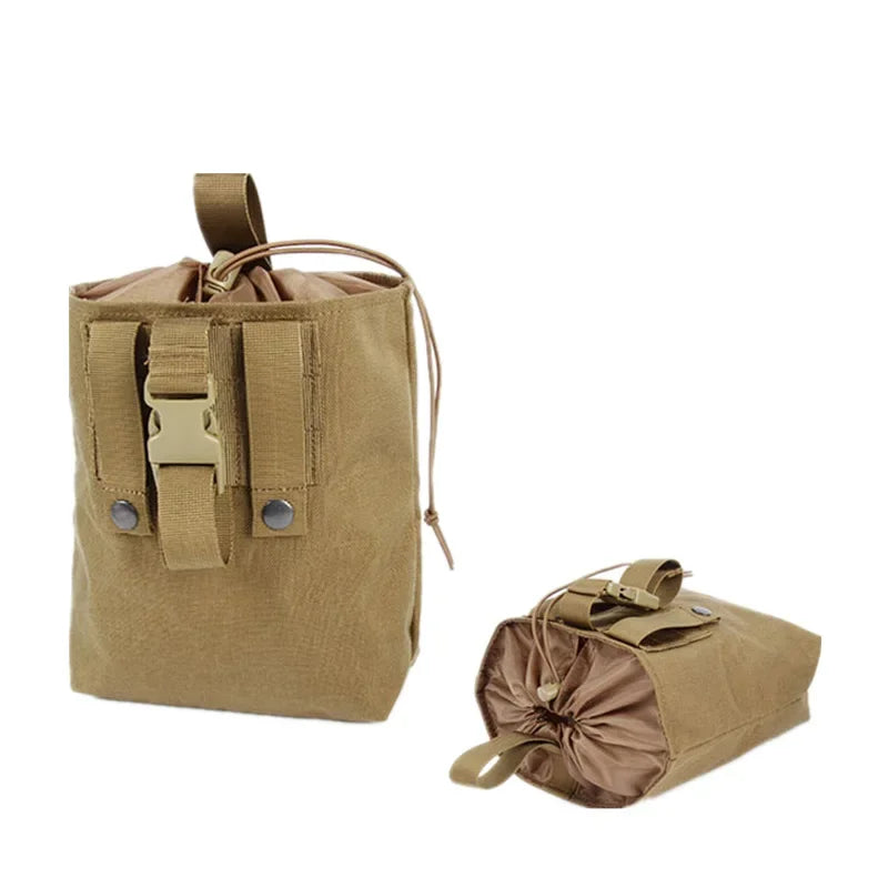 Tactical Foldable Dump Pouch | MOLLE EDC Utility Drop Bag Tactical Dump Pouch QXL