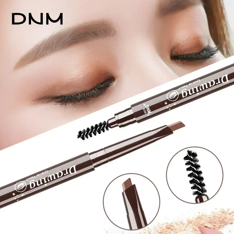 DNM Triangular Eyebrow Pencil & Brush – 7 Shades Eyebrow Pencil QXL