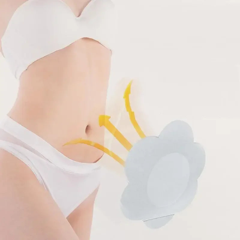 50-Pack Disposable Self-Adhesive Castor Oil Navel Patches Castor Oil Patches QXL