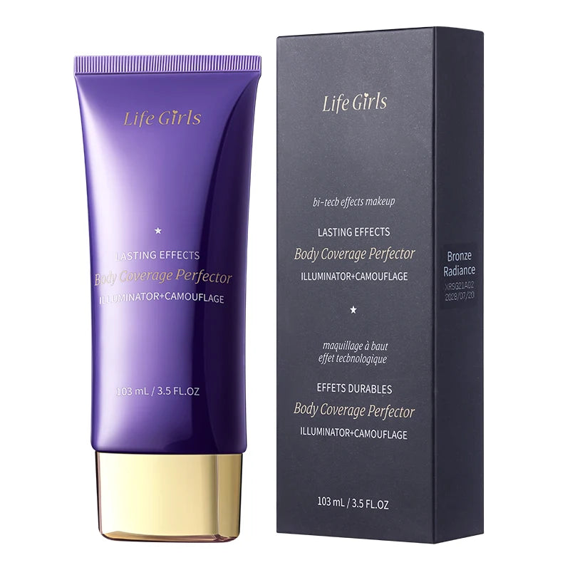 Body Foundation Cream – Full Coverage Tattoo & Blemish Concealer Body Foundation Cream QXL