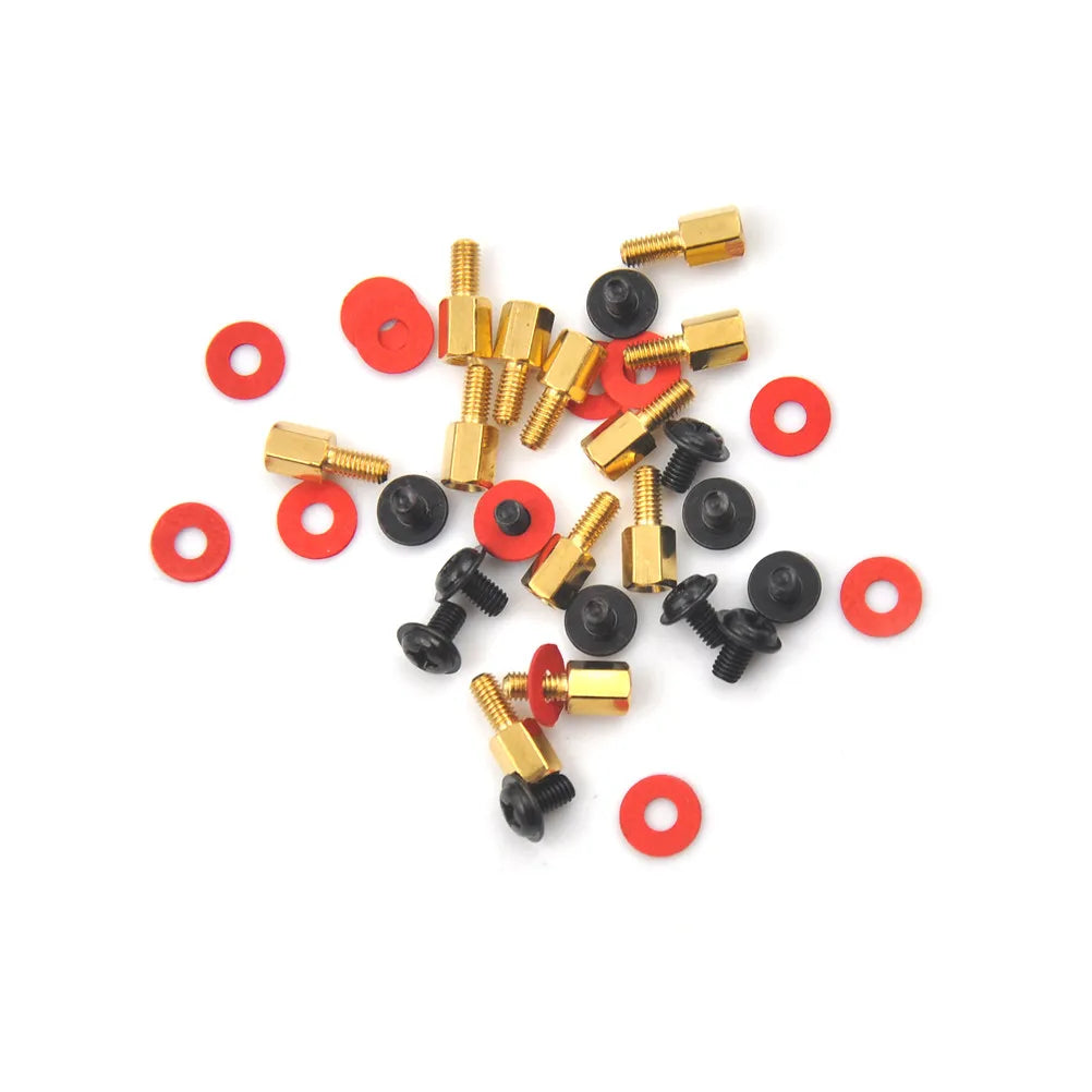 M3 Motherboard Standoffs Screws & Washers Kit – 12 Sets PC Motherboard Hardware QXL