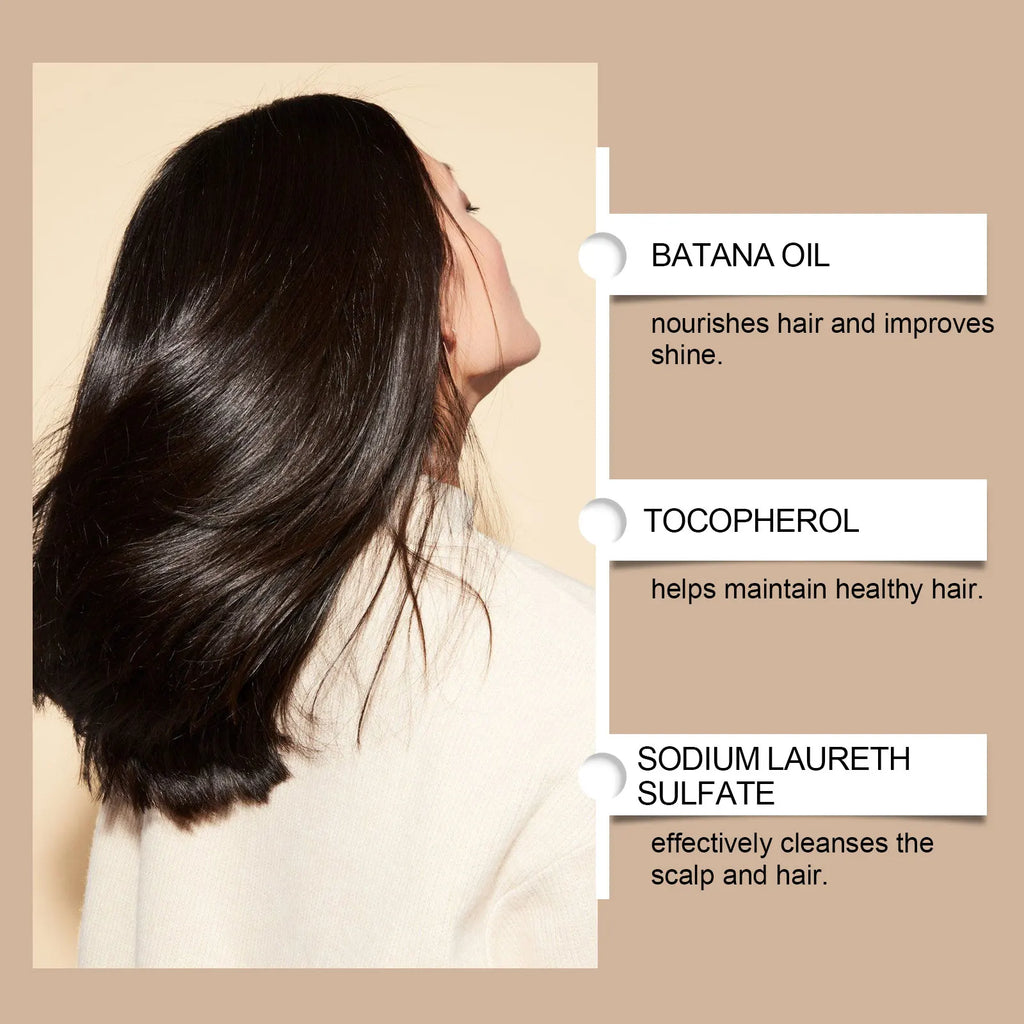 HOEGOA Batana Oil Shampoo | Deep Cleanse & Volumize 100ml Nourishing Shampoo QXL