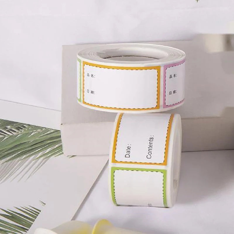250-Pack Self-Adhesive Food Date Labels | Freezer & Kitchen Food Storage Labels QXL