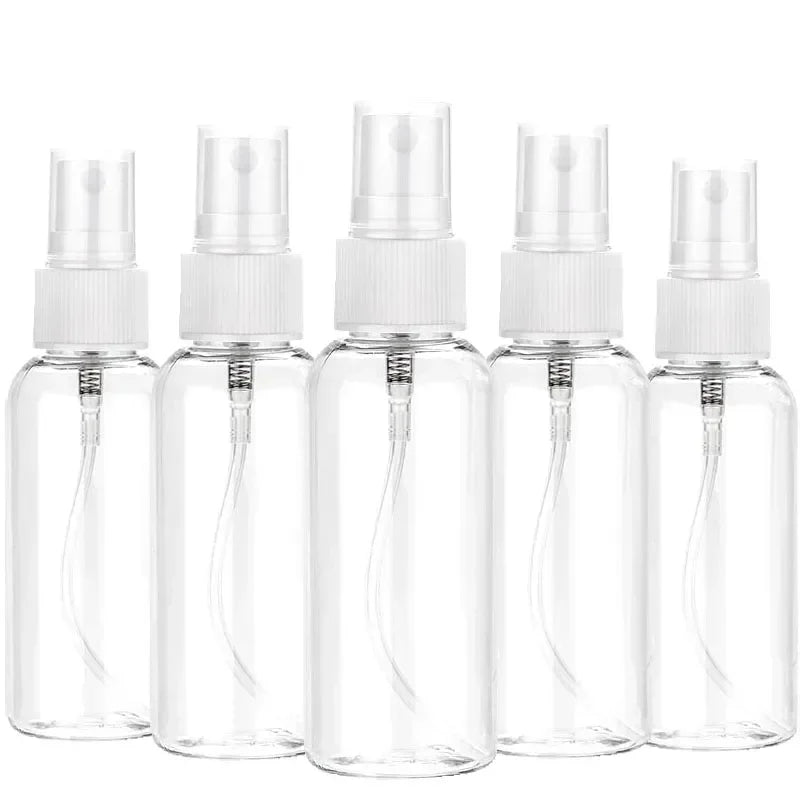 Clear PET Refillable Spray Bottle | Empty Perfume Atomiser 10–100ml Refillable Spray Bottle QXL