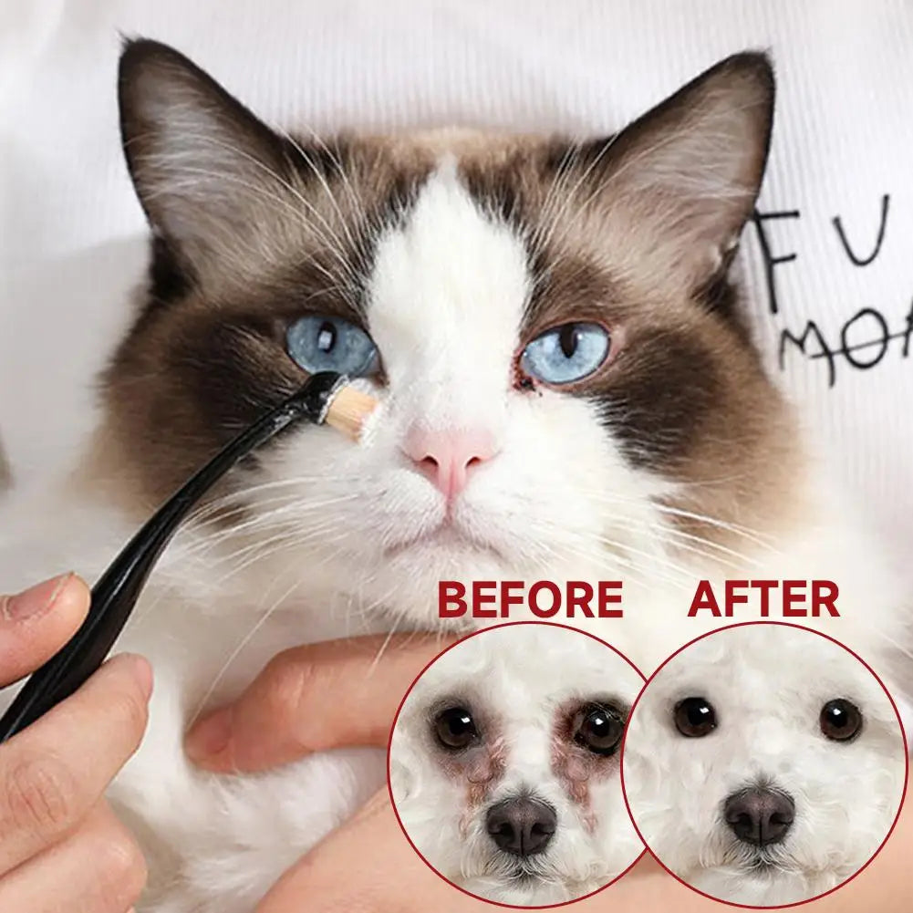 Tear Stain Cleaner Cream for Dogs & Cats – 30g Pet Eye Stain Cleaner QXL
