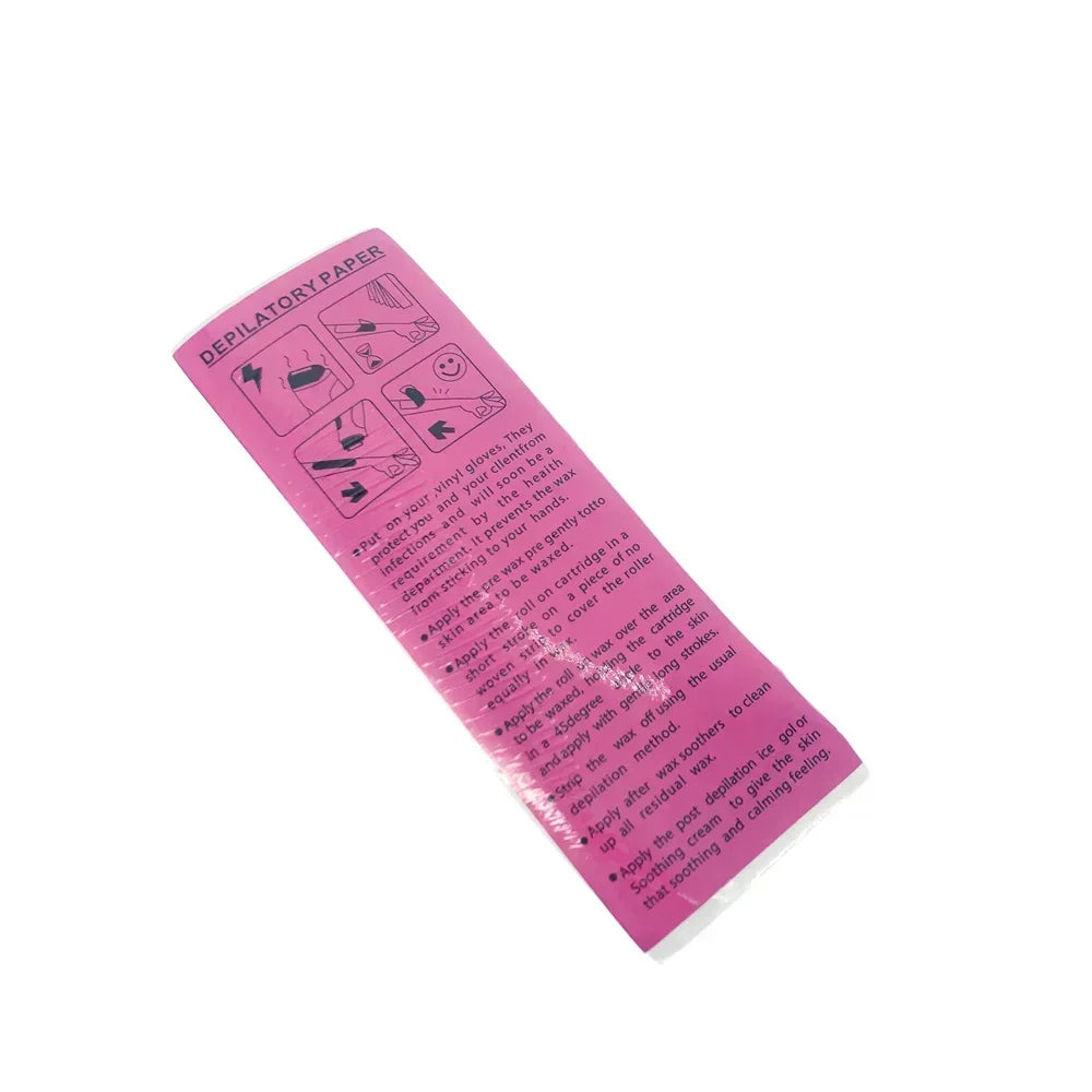 100-Pack Nonwoven Wax Strip Papers for Body Hair Removal Wax Strip Papers QXL