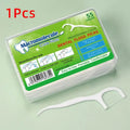 55-Pack Superfine Disposable Dental Floss Picks | Family Pack Dental Floss Picks QXL M79 1Pcs